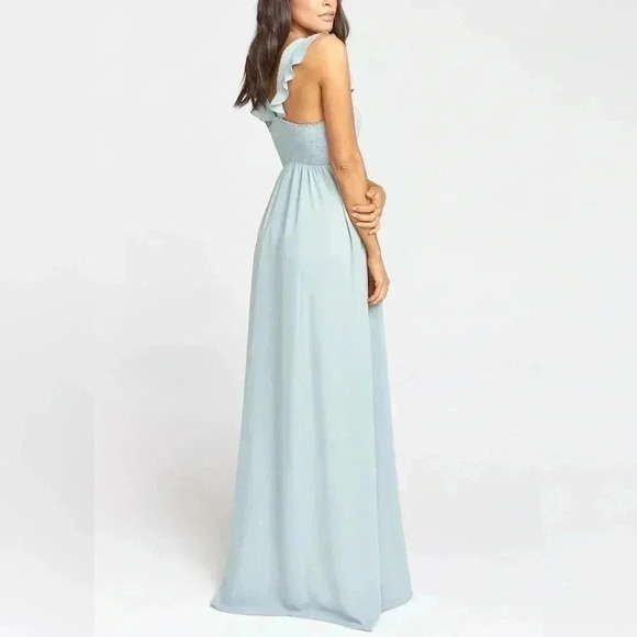 [S]Show Me Your MuMu  Silver Sage Crisp June Maxi Dress - Picture 2 of 11